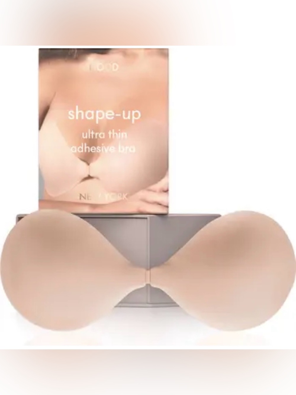 NOOD Shape-Up Ultra Thin Reusable Adhesive Bra Nude C cup